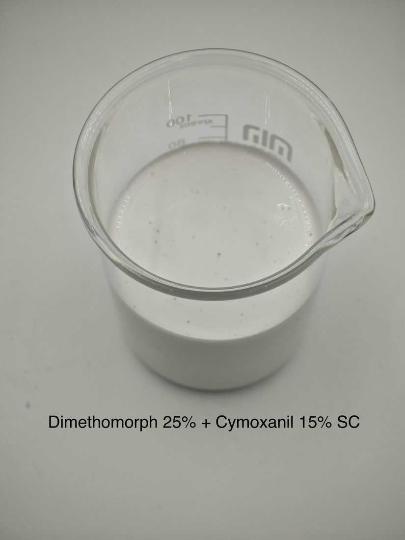 Dimethomorph 25% + Cymoxanil 15% SC