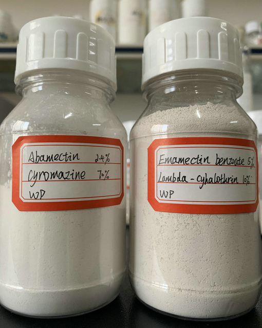 Abamectin 2.4% + Cyromazine 70% WP,Emamectin benzoate 5% + Lambda-cyhalothrin 10% WP