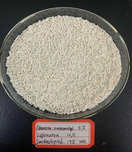 Abamectin-aminomethyl 5% + Lufenuron 12% +Imidacloprid 19% WG