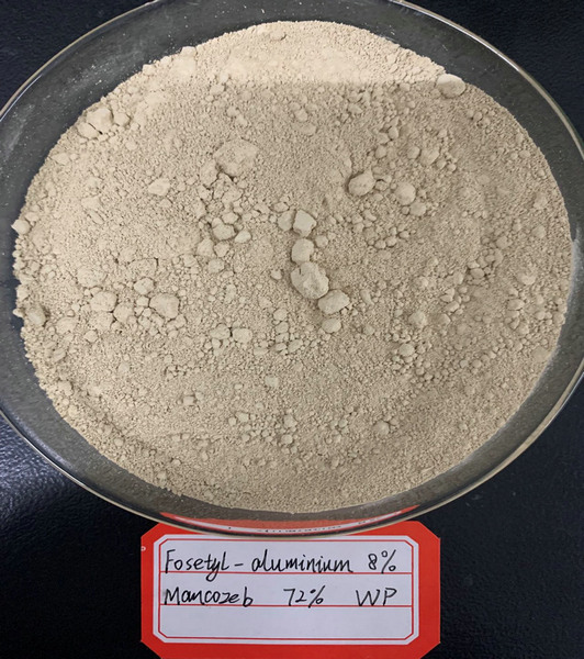 Fosetyl-aluminium 8% + Mancozeb 72% WP